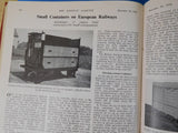 Railway Gazette Bound volume 101 July 2 to December 31, 1954