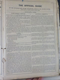 Official Railway Guide 1923 January   VERY FRAGILE NO COVERS