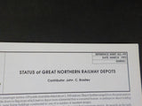 Great Northern Goat Reference Sheet #199 March 1993 Status of GN Ry depots