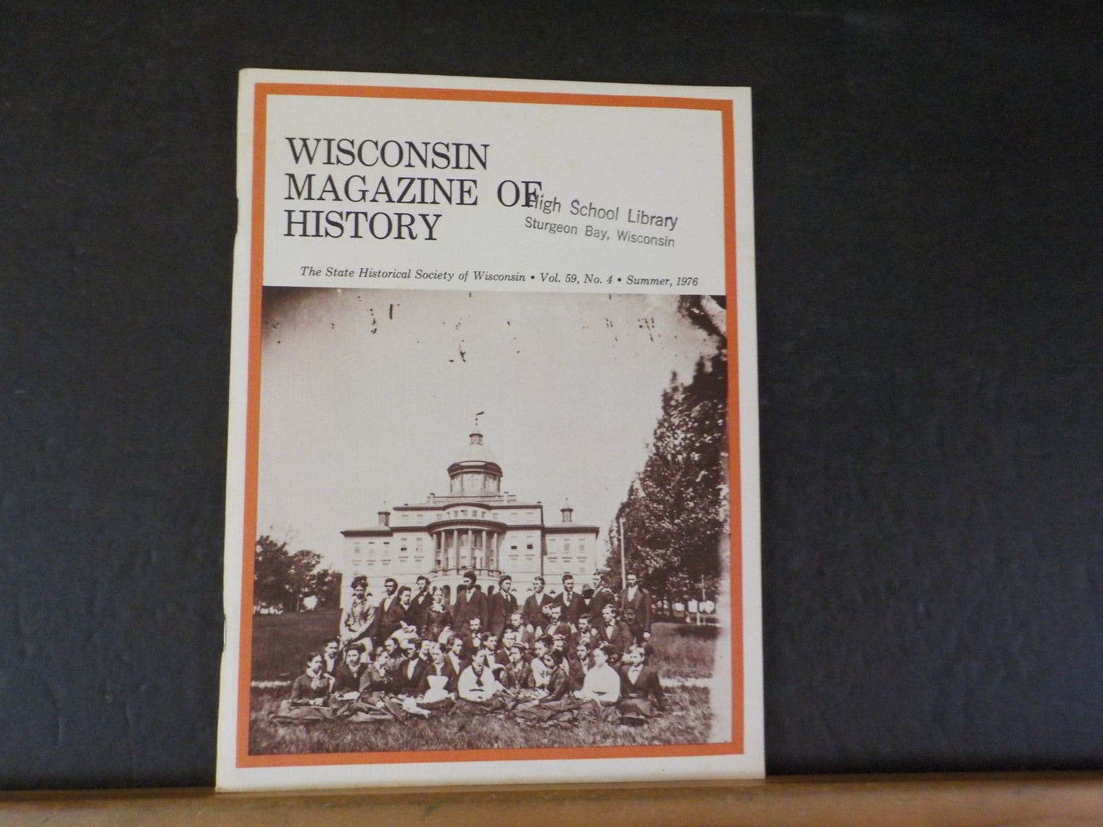 Wisconsin Magazine of History Vol 59 #4 1976 Summer Passenger Pigeon d ...