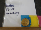 Button Frisco Waterbury one button Gold in color large