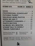 Trains Magazine 1979 October Salute to the PRR M1 and America Atterburys engines