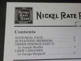 Nickel Plate Road Magazine 1985 Summer Green Springs Part 2 LE&W cabooses