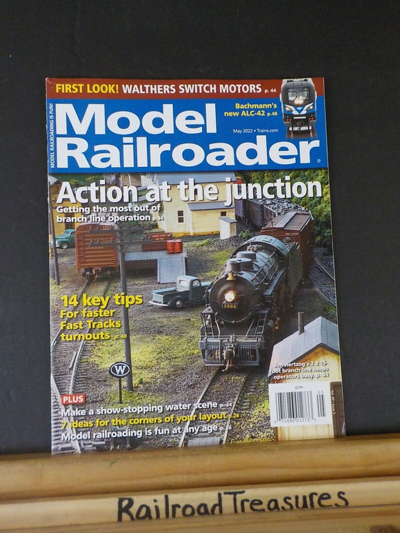 Model Railroader Magazine 2022 May Action at the junction