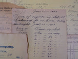 Philadelphia & Reading Railway Company Lot of Forms #4270 #379 #5 etc. 1903