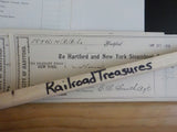 Hartford and Wethersfield Horse Railway Co. Charges Lot of 6:1878-1890