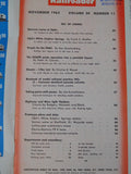 Model Railroader Magazine 1963 November Diesels I Like them Highway & Mars light