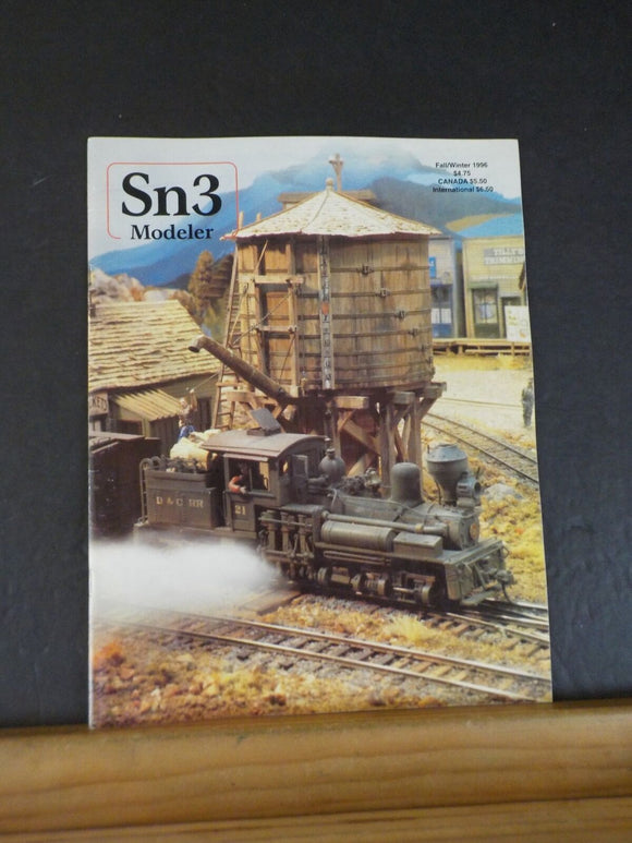 Sn3 Modeler 1996 Fall Winter Modeling the South Park Glover Locomotive Works