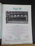 Model Railroading 1990 October Techniques for realistic backdrops Roundhouse WV