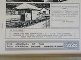 Narrow Lines Journal #42 1986 December S.A.R. Loco Diagrams NWNGR Loco body coin