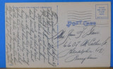 Postcard Railroad terminals Northern Pacific, great Northern, Chicago Milwaukee