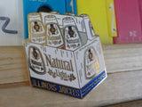 Jaycees Illinois Natural Light 6 Pack Bottles White Beer PIN