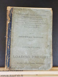 Instruction for Loading Freight in less than car-load quantities 1888  PRR B&P
