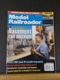 Model Railroader Magazine 2001 October Model diesel with trolley poles Trackside
