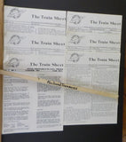 Feather River Rail Society The Train Sheet 1984 Lot of 6 Vol 2 Western Pacific