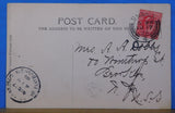 Postcard Bank of Ireland Dublin Postmarked 1903 Flatbush Station