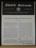 Electric Railroads #22 Electrification of Holland’s Railway System ERA
