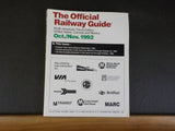 Official Railway Guide, The 1992 October November North American Travel Guide