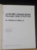 Luxury Liner Row Passenger Ships at New York by William H Miller Jr Soft Cover