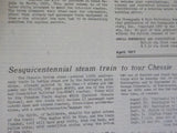 Chesapeake and Ohio Historical Newsletter 1977 April Box Express Cars