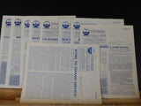 News from the National Association of Railroad Passengers 1983 Lot of 10: