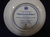 Plate Norman Rockwell America at Work Plate Collection The Census Taker p0017