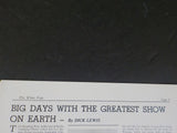 White Tops Circus Magazine 1941 October November Big Days with the Greatest Show