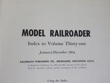 Model Railroader Magazine Bound Volume 31 January-December 1964