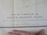 Map Plan of a Portion of the South Boston Flats Date unknown.