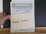 National Railroad Passenger Agreement Lot Southern Pacific & ATSF    Amtrak Exec