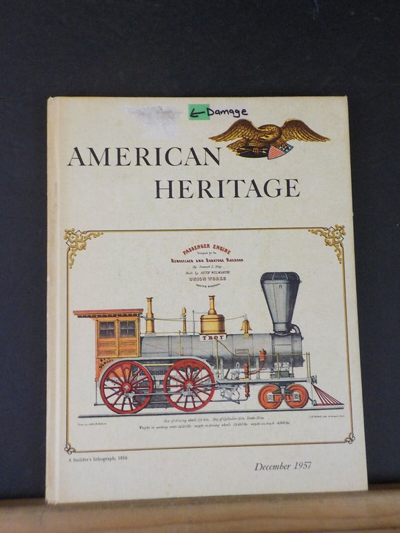 American Heritage 1957 December Farewell to Steam by Oliver Jenson