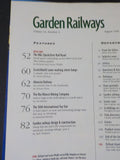 Garden Railways Magazine 1999 August Log and pulpwood car plans indoor mining