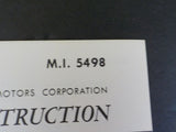EMD Maintenance Instructions MI 5498 Type VE-9T relay