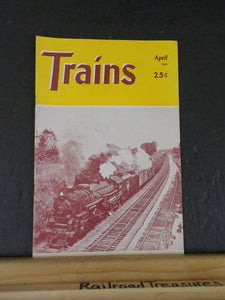 Trains Magazine 1944 April Belfast & Moosehead Lake Southland Carrier Swiss Tour