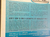 Model Railroader Magazine 1941 March Narrow Gauge live steamer Cattle chute yard