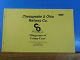 Chesapeake & Ohio Railway Diagrams of Camp Cars Diagram Book C&O Reprint Oversiz