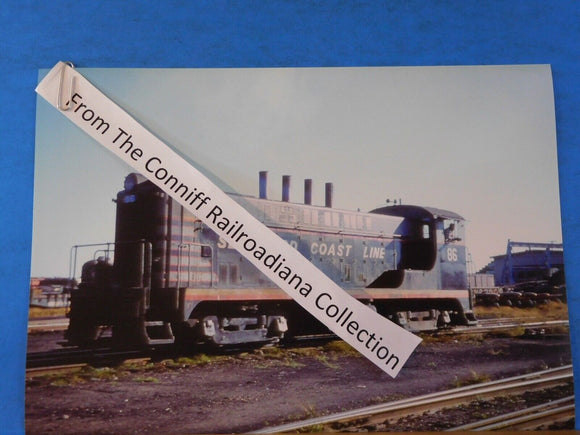 Photo SeaBoard Coast Line Locomotive #86 8X11.5 Color Waycross GA
