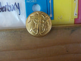Button SP Southern Pacific? Waterbury Gold in color  Large