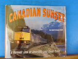 Canadian Sunset by Adolf Wolf A farewell look at America's last great train w DJ