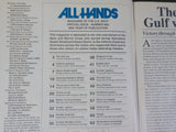 All Hands Special Issue #892 Desert Storm Navy-Marine Corps Team Magazine