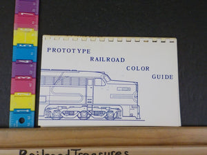 Prototype Railroad Color Guide by Peter F Gerity  Spiral bound
