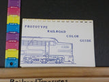 Prototype Railroad Color Guide by Peter F Gerity  Spiral bound