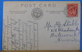 Postcard Manx Electric Railway Sulby Glen Tea Gardens I.O.M. Postmarked 1919?