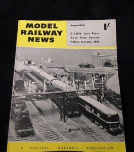 Model Railway News 1954 August Hatton Great Western Junction G&SWR 326 class 0-4