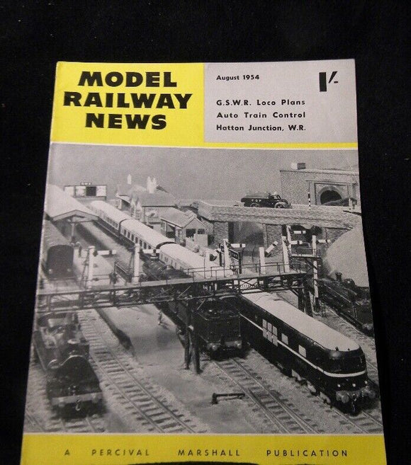 Model Railway News 1954 August Hatton Great Western Junction G&SWR 326 class 0-4