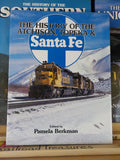 Illustrated History of the American Railroad 3 volume set ATSF SP UP Slip Cover