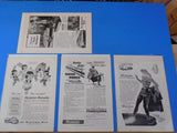 Ads Milwaukee Road Lot #13 Advertisements from various magazines (10)