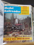 Model Railroader Magazine Complete year in MR blue binders 1976  12 issues