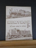 Kemtron 6th Master Catalog for Craftsman O On3 S soft Cover