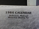 Anthracite Railroads Historical Society Calendars  Lot of 3 1984  1989  2000